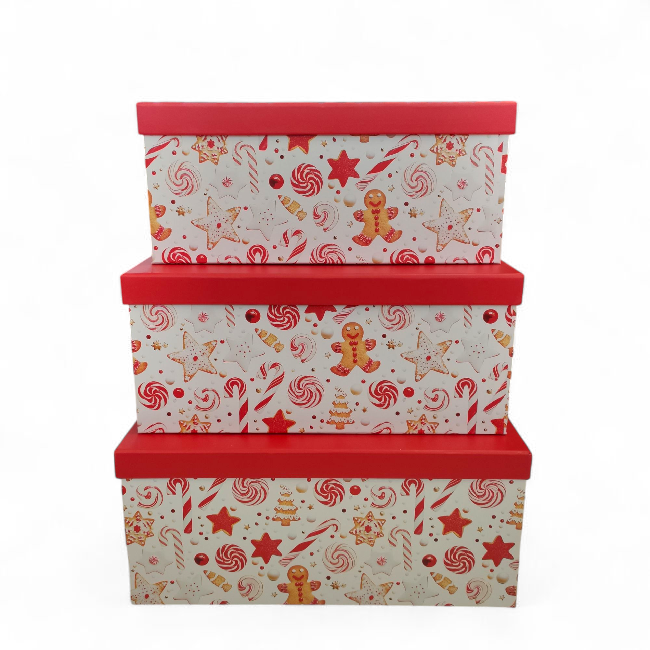 Набір прямокутних коробок  ( 3 шт.)