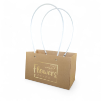  Сумка для цветов большая крафт