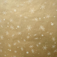 Бумага крафт новогодняя