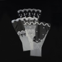 Рюмка белые дизайны 10х30х40