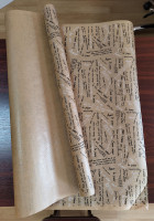 Бумага крафт с печатью