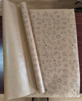 Бумага крафт с печатью