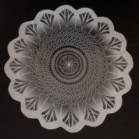 Серветка Ø 50  Білі дизайни