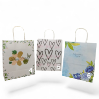 Пакет паперовий з малюнком ( тонкий) 22*27*11 см