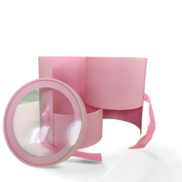 Коробка двухъярусная для цветов и конфет