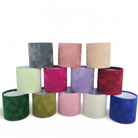  Коробки картонные маленькие бархатные D10, H10 см