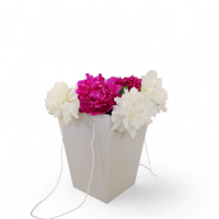 Переноска для квітів  біла M