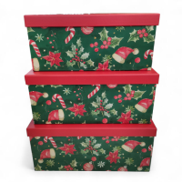 Набор прямоугольных коробок  (3 шт.)