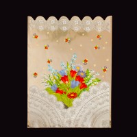   металл + рис 4 краски 25x35