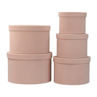 Набір круглих оксамитових коробок ( 5 шт.)