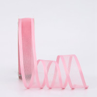 Лента из органзы 2,5 см с кантом