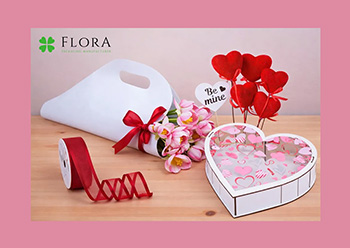 Товары для флористов ко Дню Святого Валентина на сайте florapack.org